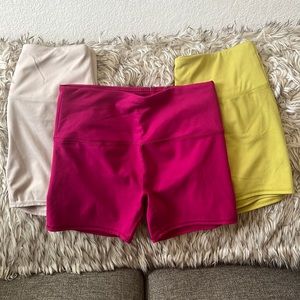 RBX 3 pack polyester/spandex shorts